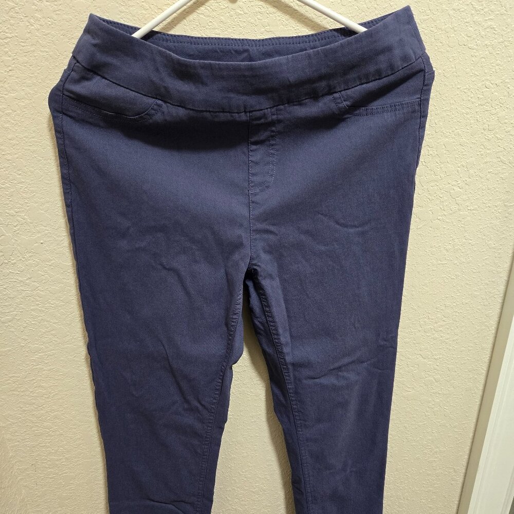 Soft Surroundings blue Capris pants size S